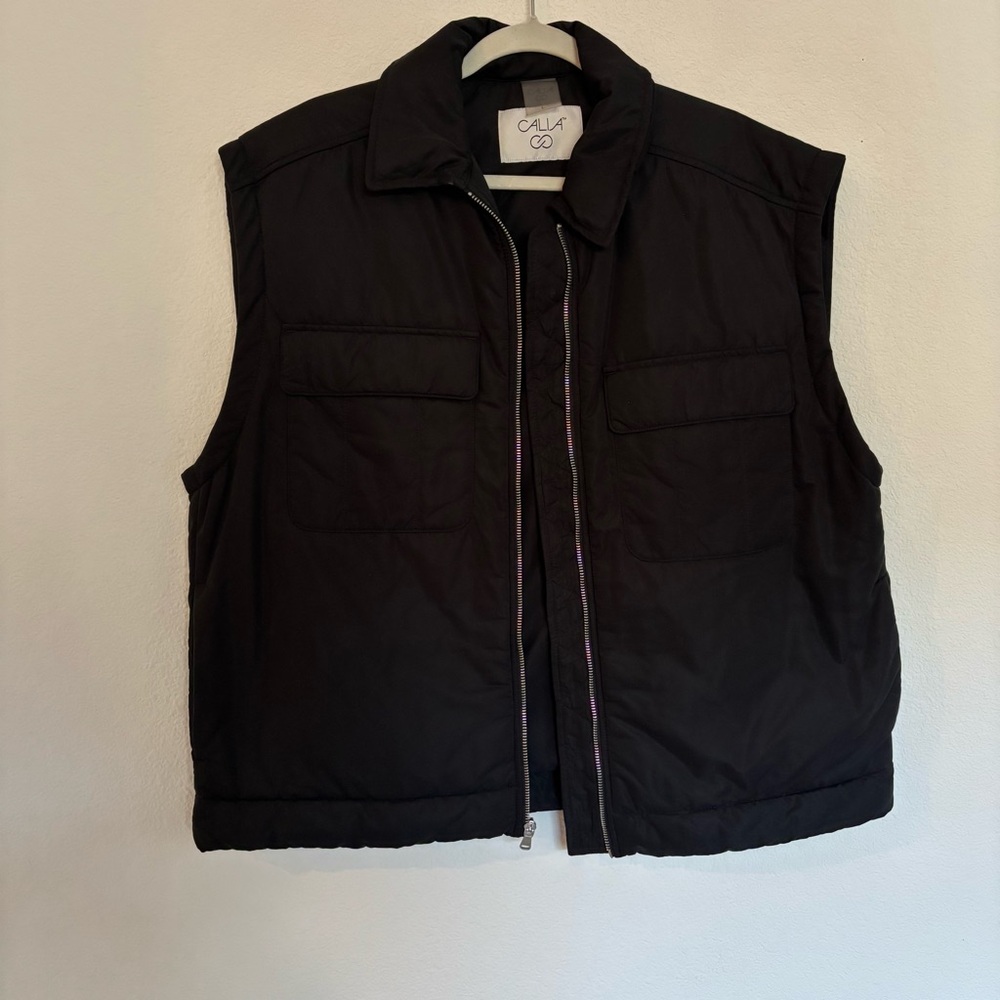 CALIA by Carrie Underwood Black Puffer Vest - Picture 4 of 7